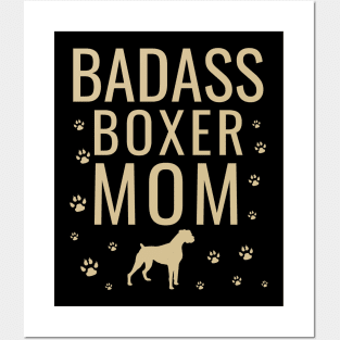 Badass boxer mom Posters and Art